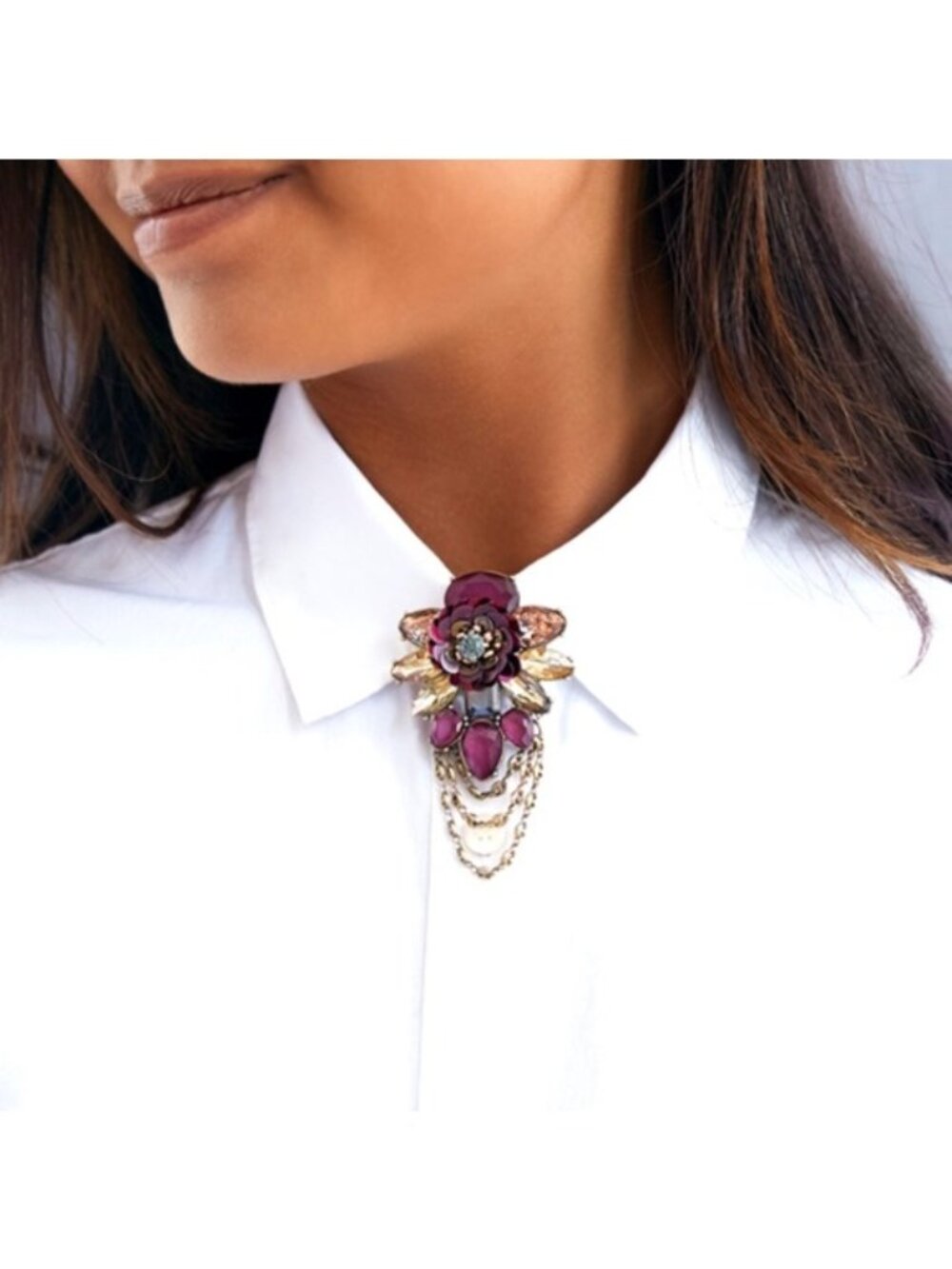 NWOT! CHLOE + ISABEL ARTISAN FLORAL BURST BROOCH